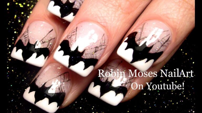 Bats Nail Art