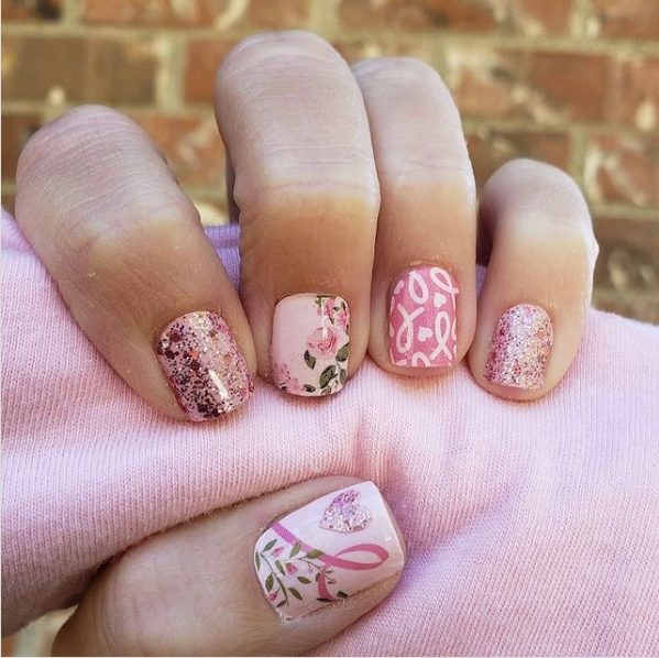 Breast Cancer Nail Ideas