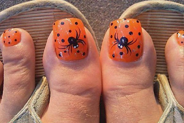 Halloween Toe Nail Ideas