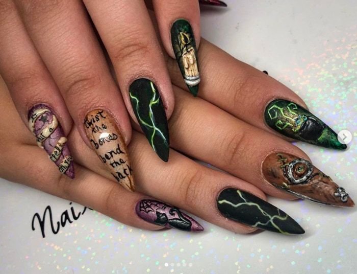 Hocus Pocus Nail Art