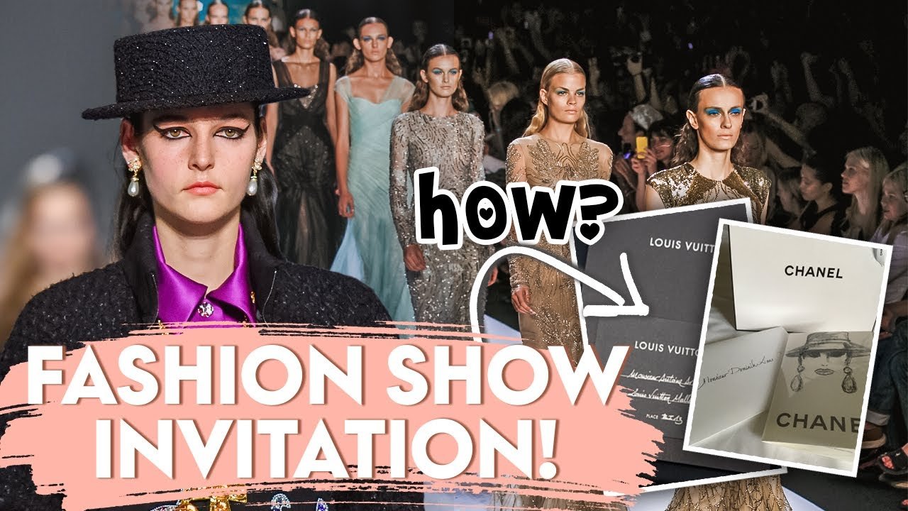 How to Get Invited to a Fashion Show